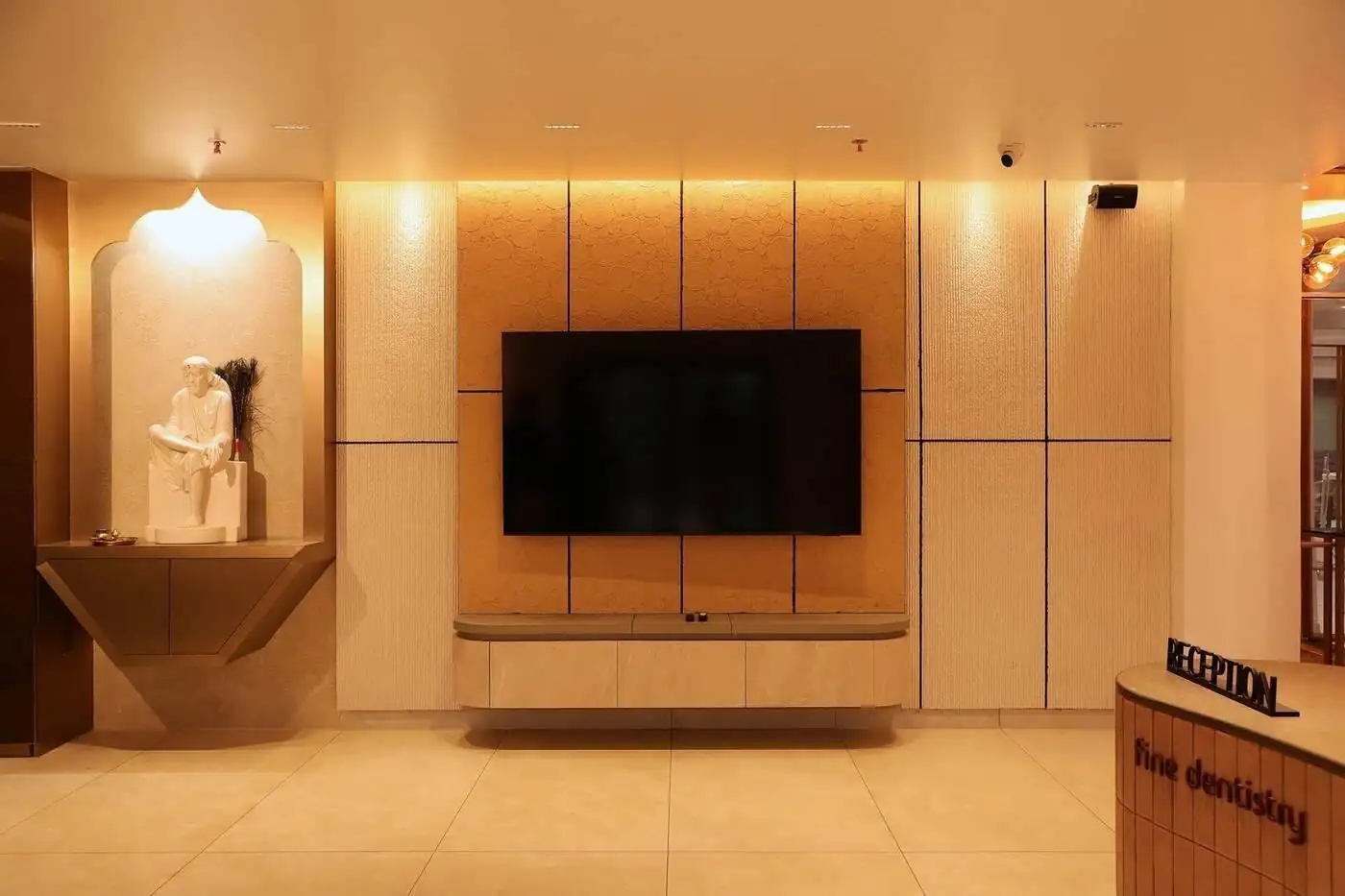 Reception area at Sai Dental Studio